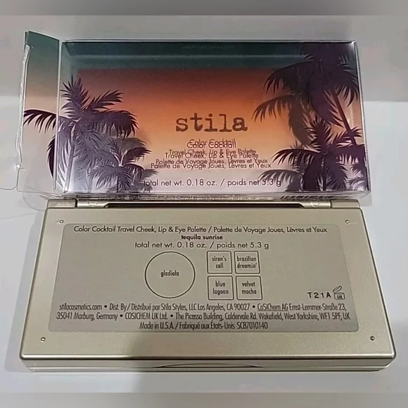 STILA Color Cocktail Travel Cheek, Eye, and Lip Palette in Tequila Sunrise - Picture 3 of 3